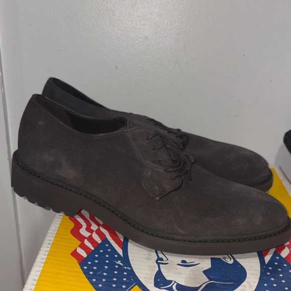 Geox Dark Grey and Brown Oxfords size 43 main image 6